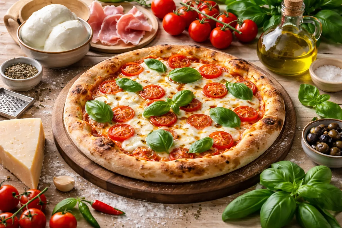 Comment préparer une pizza maison avec des ingrédients italiens authentiques